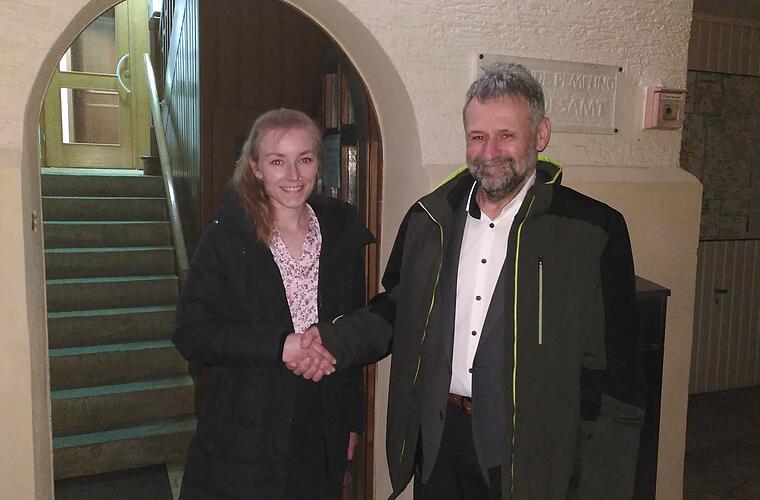 Veronika Traurig wird k&uuml;nftig in Pemfling das Zepter in H&auml;nden halten.