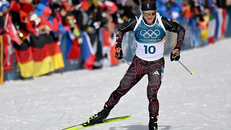 Hatte am Schießstand heftig zu kämpfen: Philipp Horn Hatte am Schießstand heftig zu kämpfen: Philipp Horn