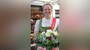 Julia Haberzeth aus Mitterkreith, 21 Jahre jung, regiert w&auml;hrend der neun Festtage am Volksfest und repr&auml;sentiert die Stadt dar&uuml;ber hinaus bei anderen Festen und Veranstaltungen.