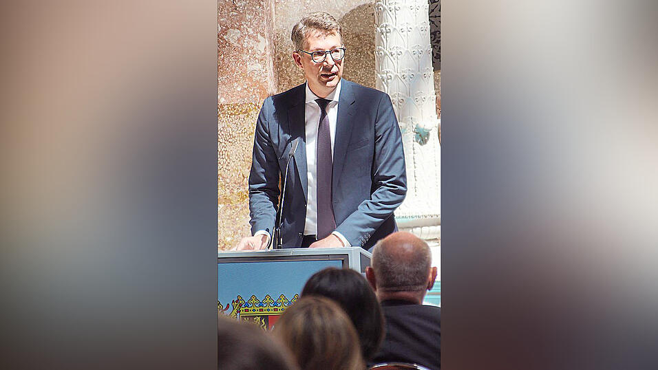 Markus Blume - hier in der Walhalla - hat sich geäußert. Markus Blume - hier in der Walhalla - hat sich geäußert.