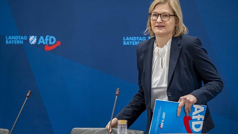 Fraktionschefin Katrin Ebner-Steiner bekennt sich bei der Klausur erneut zur Remigration.