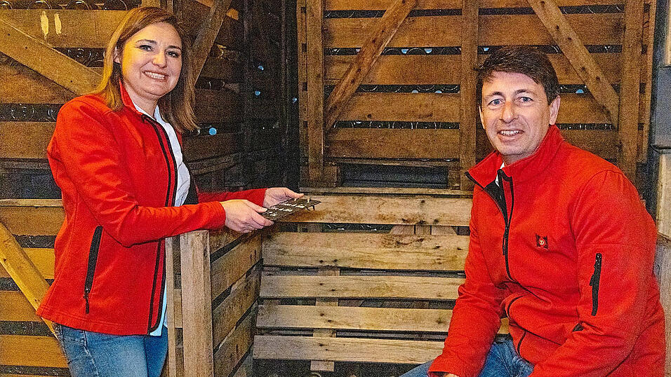 Das Winzerehepaar Frédérique und Hugues Poret.