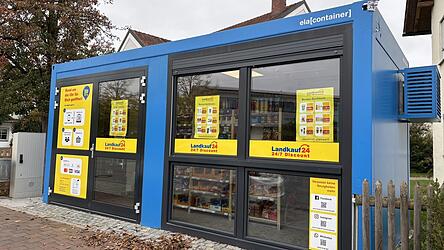 Der Container füllt die Versorgungslücke in Ahrain.