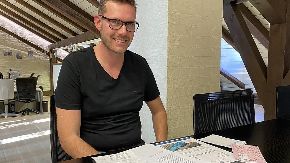 Matthias Schuhbauer aus Wilting bekommt nach dem &Ouml;sterreich-Urlaub unsch&ouml;ne Post.