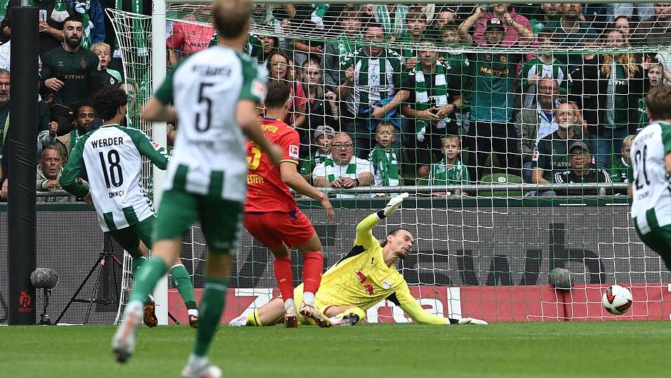Bremens Rückkehrer Eren Dinkçi traf zur 1:0-Führung Bremens Rückkehrer Eren Dinkçi traf zur 1:0-Führung