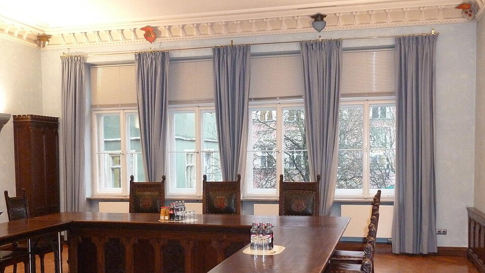 Der Blaue Salon vor dem Brand. Der Blaue Salon vor dem Brand.