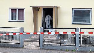 Die Spurensicherung war im Juli in der Landauer Baderallee im Einsatz.