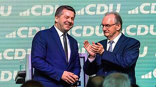 Sven Schulze (CDU) will im Januar Ministerpr&auml;sident werden und auf Reiner Haseloff (CDU) folgen. (Archivbild)