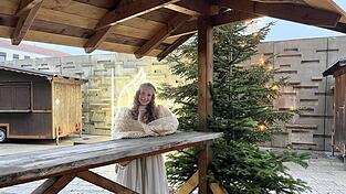 Hannah Straßer ist dieses Jahr das Christkind.