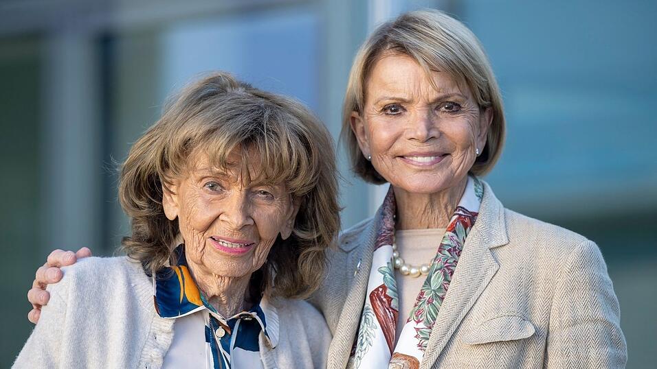 Trafen sich zu Gesprächen: Charlotte Knobloch und Schauspielerin Uschi Glas. Trafen sich zu Gesprächen: Charlotte Knobloch und Schauspielerin Uschi Glas.