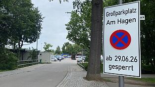 Ab 29. Juni ist der Großparkplatz Hagen wieder gesperrt. Ab 29. Juni ist der Großparkplatz Hagen wieder gesperrt.