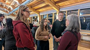 Beim &bdquo;Speeddating&ldquo; mit den Altdorfer Gemeinder&auml;ten tauten die Erstw&auml;hler auf.