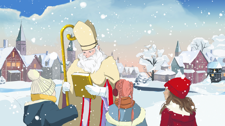 Am 6. Dezember ist Nikolaustag - in der Region kommt der Heilige allerdings auch schon h&auml;ufig am Vorabend mit seinem goldenen Buch zu Besuch.
