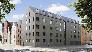 MIt dem Neubauprojekt Isargestade werde die bestehende Baul&uuml;cke &bdquo;schl&uuml;ssig&ldquo; ausgef&uuml;llt, findet der Gestaltungsbeirat.