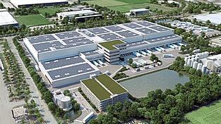 So soll das Verwaltungs- und Warenverteilzentrum aussehen. So soll das Verwaltungs- und Warenverteilzentrum aussehen.