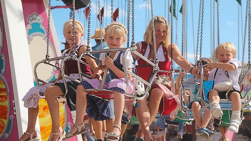 Kinder- und Familientag auf dem Volksfest.