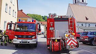 Der Feuerwehreinsatz im Stadtzentrum erregte am Mittwoch viel Aufsehen. Der Feuerwehreinsatz im Stadtzentrum erregte am Mittwoch viel Aufsehen.