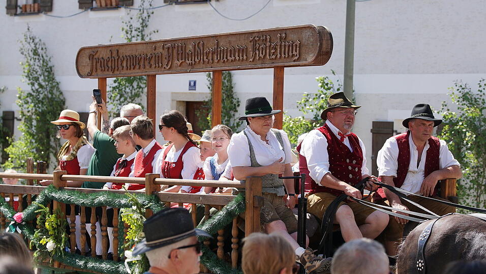 Das war der Bierzelteinzug am Pfingstsamstag in Bad K&ouml;tzting.