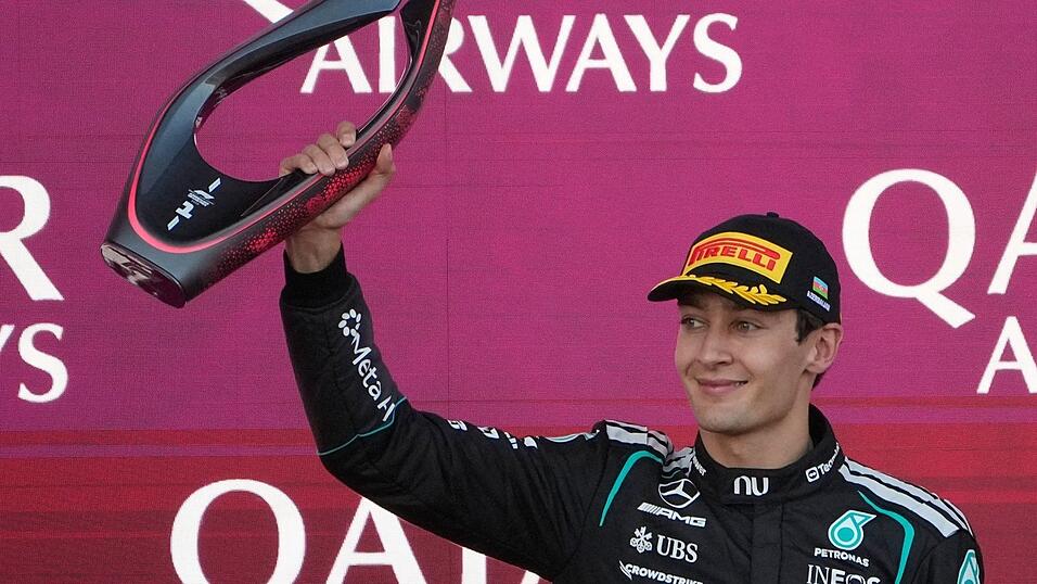 George Russell gibt den WM-Titel nicht auf. George Russell gibt den WM-Titel nicht auf.