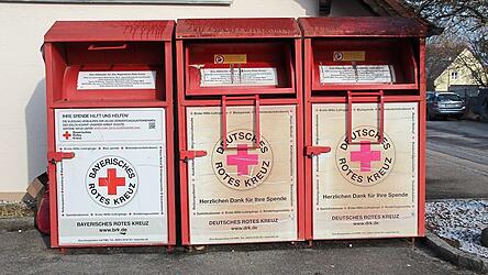 Bei der Rodinger Rettungswache stehen noch drei Container.