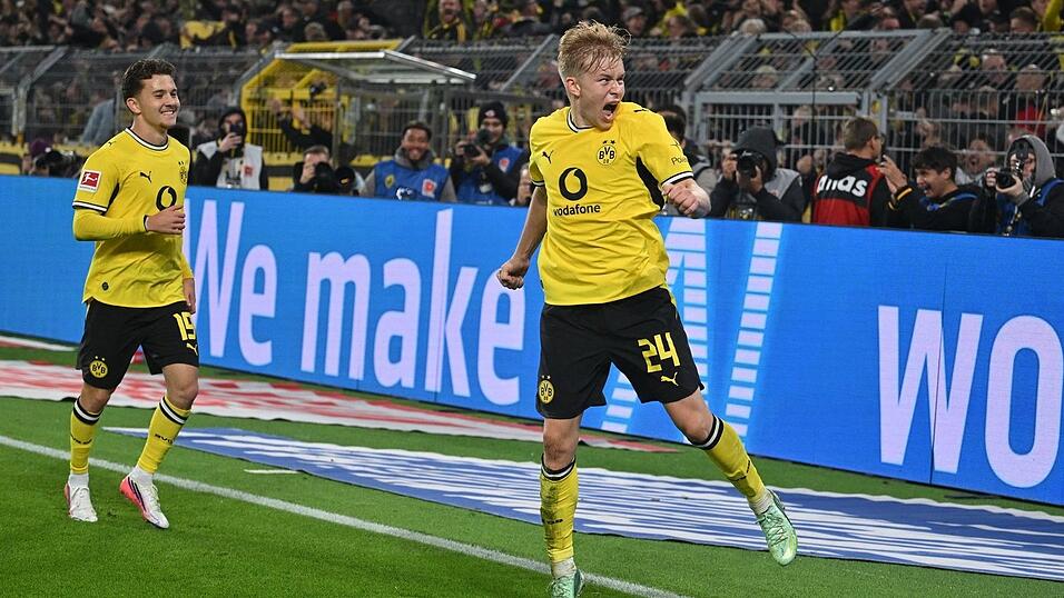 Brachte den BVB in der 80. Minute in Führung: Daniel Svensson. Brachte den BVB in der 80. Minute in Führung: Daniel Svensson.