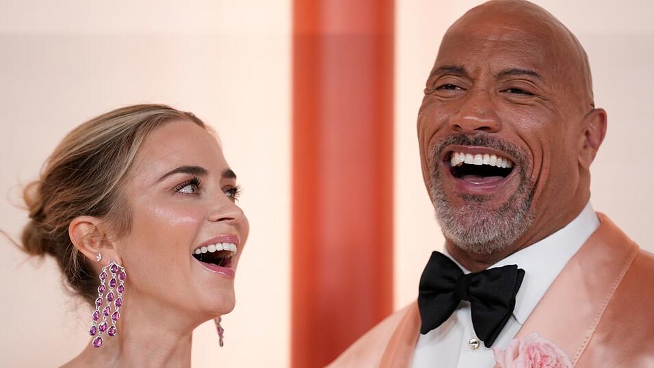 Emily Blunt und Dwayne Johnson spielen die Hauptrollen in «The Smashing Machine» (Archivbild).