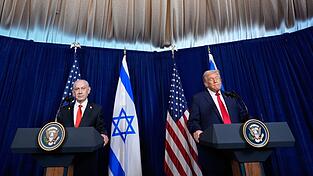 US-Pr&auml;sident Trump und Israels Premier Netanjahu sehen den Iran weiter als Bedrohung.