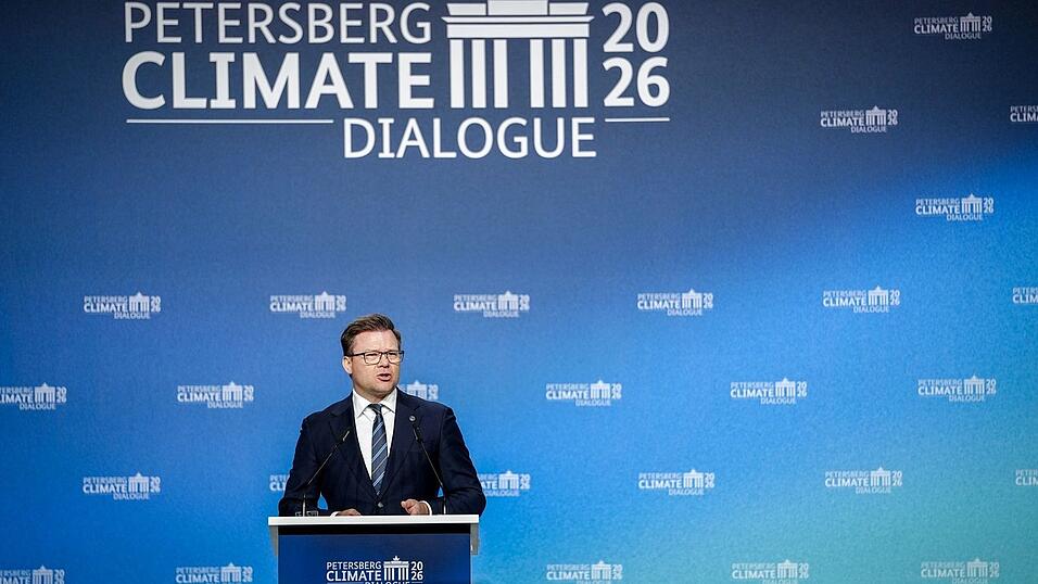 Umweltminister Carsten Schneider hat den Klimadialog eröffnet. Umweltminister Carsten Schneider hat den Klimadialog eröffnet.