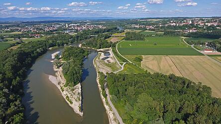 Die Anlage von Kiesb&auml;nken, Totholzstrukturen und Flachwasserzone wurden durch die Flurneuordnung erst m&ouml;glich gemacht.