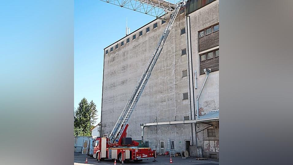 Ein Arbeitsplatz nur f&uuml;r schwindelfreie Monteure.
