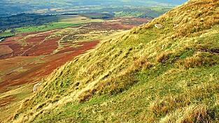 Ausblick auf dem Offa's Dyke: Der 285 Kilometer lange Fernwanderweg gehört zu den schönsten Großbritanniens.