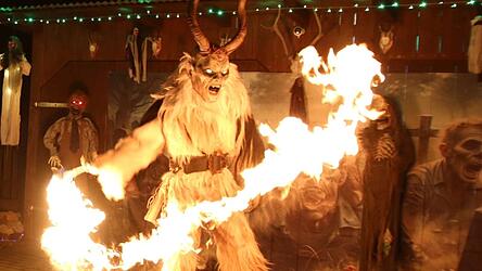 Ein Highlight des Abends: die Feuershow. 