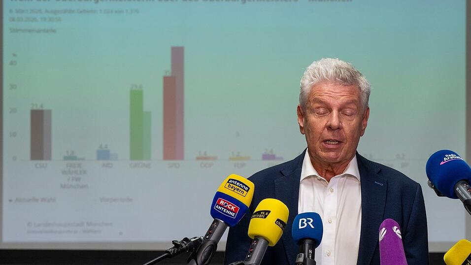 Am Abend der Kommunalwahl sprach Dieter Reiter von einem entt&auml;uschenden Ergebnis - nun zog er Konsequenzen. Ob das reicht, ist sich aber etwa Politikwissenschaftlerin Ursula M&uuml;nch nicht sicher. (Archivbild)