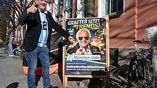 Michael Graeter will in den Münchner Stadtrat. Michael Graeter will in den Münchner Stadtrat.