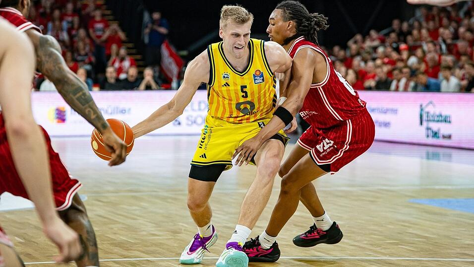 Bamberg verteidigte im Heimspiel stark. Bamberg verteidigte im Heimspiel stark.