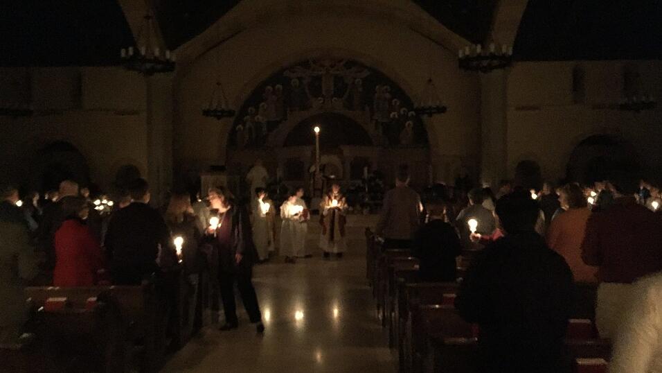 Philip war bei einem Ostergottesdienst in den USA.