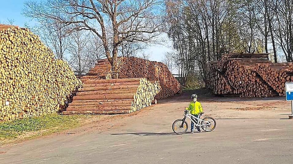 Diesen Platz hat die Gemeinde Schönthal den Waldbesitzervereinigungen als Zwischen-Lagerplatz für Langholz zur Verfügung gestellt. Er wird sehr gut angenommen, bis der 'Neubau' auf der gegenüberliegenden Seite der Straße fertiggestellt ist. Diesen Platz hat die Gemeinde Schönthal den Waldbesitzervereinigungen als Zwischen-Lagerplatz für Langholz zur Verfügung gestellt. Er wird sehr gut angenommen, bis der 'Neubau' auf der gegenüberliegenden Seite der Straße fertiggestellt ist.
