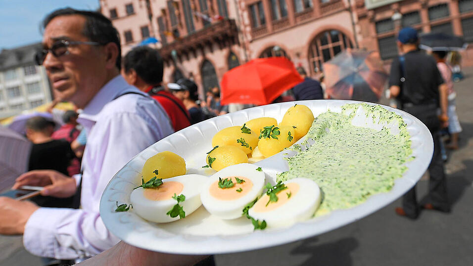 Gr&uuml;ne So&szlig;e: f&uuml;r viele Frankfurter Leib- und Magengericht.