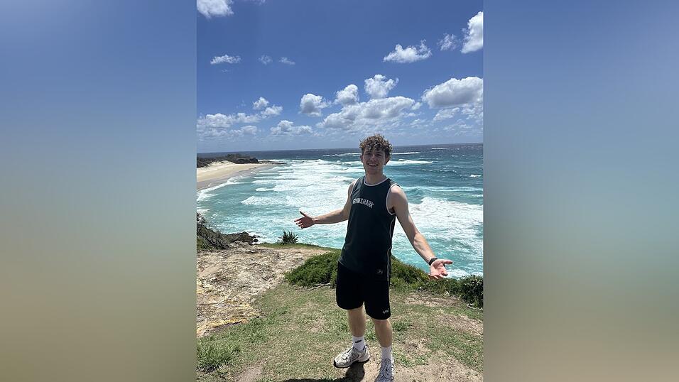 Ist das nicht herrlich? Max Spitzer am Meer.