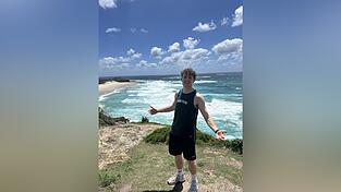Ist das nicht herrlich? Max Spitzer am Meer. Ist das nicht herrlich? Max Spitzer am Meer.