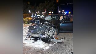 Der Audifahrer wurde bei der Kollision schwer verletzt. Der Audifahrer wurde bei der Kollision schwer verletzt.