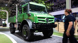 Auf der Nutzfahrzeugmesse IAA Transportation in Hannover konnten zahlreiche Neuheiten besichtigt werden. (Archivbild)