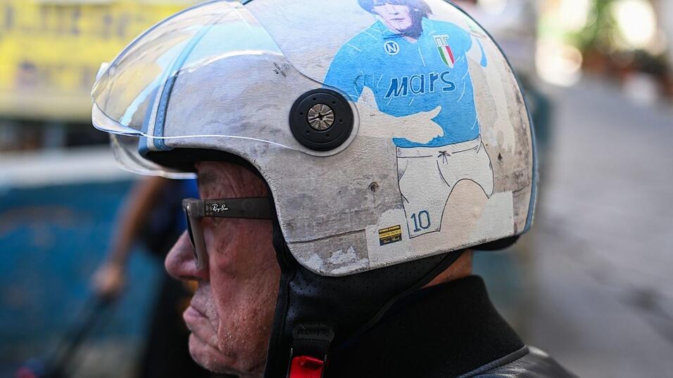 Diego Maradona wird in Neapel wie ein Heiliger verehrt. (Archivbild)