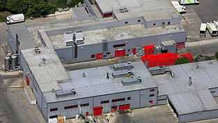 Luftbild vom Landshuter Schlachthof. Als die Aufnahme entstand, war Vion noch an Bord. Jetzt sieht es so aus, als h&auml;tte die Eg S&uuml;dbayern einen neuen Partner gefunden.