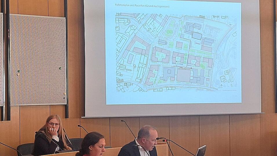 So sieht der ge&auml;nderte Rahmenplan f&uuml;r das Klosterviertel inmitten der Stadt Deggendorf aus.