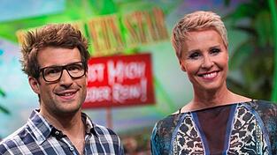 Sonja Zietlow und Daniel Hartwig, die beiden Moderatoren des RTL-Dschungelcamps'.