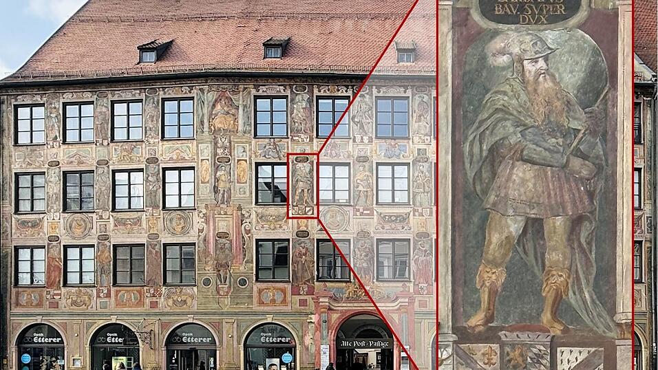 Das Wappen des Hauses Bourbon mit den drei goldenen französischen Lilien findet sich auf der Darstellung Ludwigs VII. nicht ohne Grund. Das Wappen des Hauses Bourbon mit den drei goldenen französischen Lilien findet sich auf der Darstellung Ludwigs VII. nicht ohne Grund.