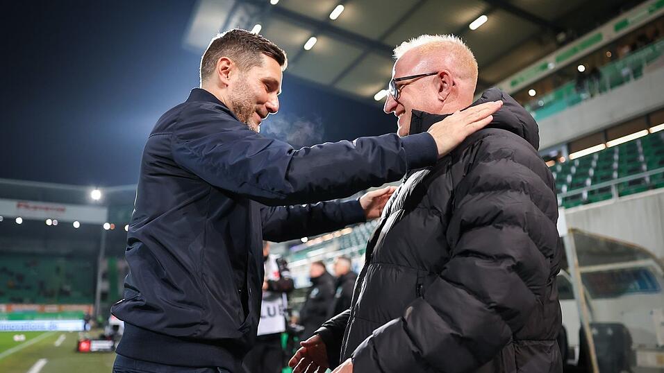 Sie kennen sich bestens: Stefan Leitl (l) und Heiko Vogel. Sie kennen sich bestens: Stefan Leitl (l) und Heiko Vogel.