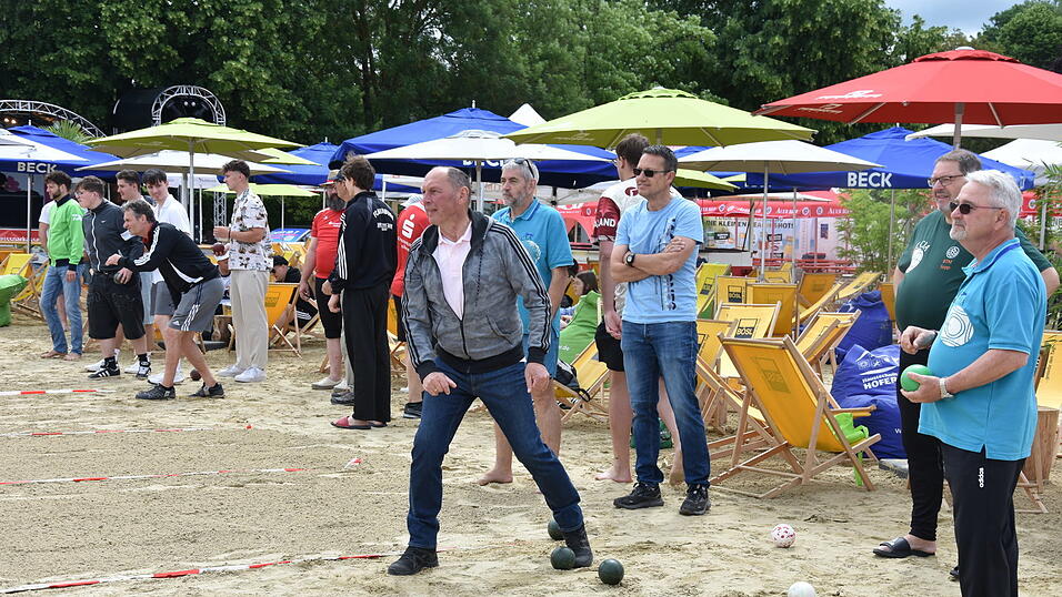 Das Boccia-Turnier am Mittwoch.
