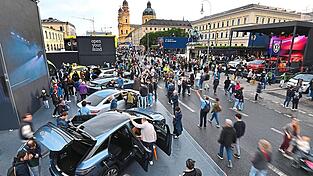 Mit Plätzen wie dem Königs- und Odeonsplatz hat die Stadt der IAA zentrale Orte für Präsentationen zur Verfügung gestellt.